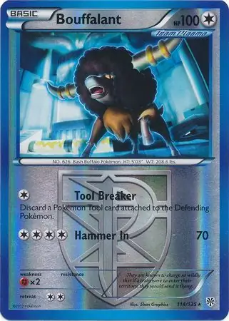 Bouffalant Reverse Holo 114 Normal