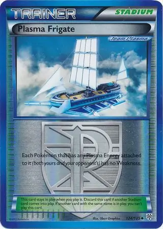 Plasma Frigate Reverse Holo 124 Normal