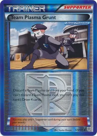 Team Plasma Grunt Reverse Holo 125 Normal
