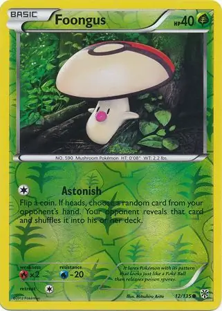 Foongus Reverse Holo 12 Normal