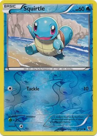 Squirtle Reverse Holo 24 Normal