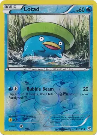 Lotad Reverse Holo 29