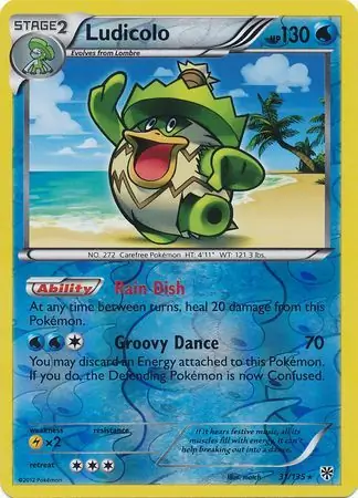 Ludicolo Reverse Holo 31 Normal