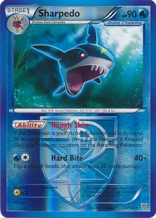 Sharpedo Reverse Holo 33 Normal