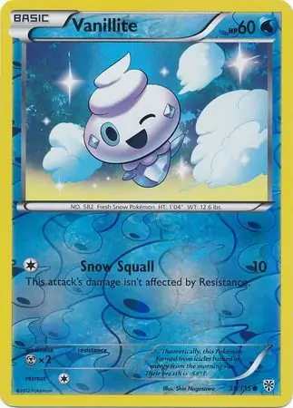 Vanillite Reverse Holo 35 Normal
