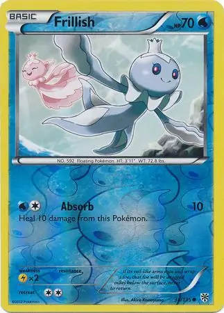 Frillish Reverse Holo 38 Normal