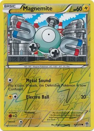 Magnemite Reverse Holo 42 Normal