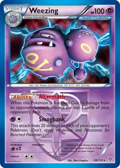 Weezing Holo 58 Normal