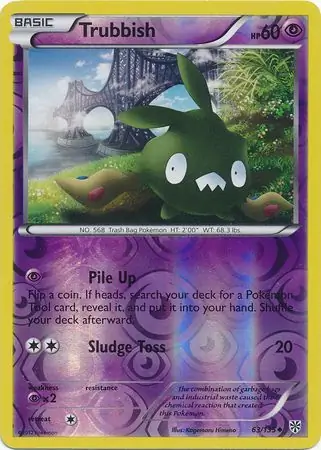 Trubbish Reverse Holo 63 Normal