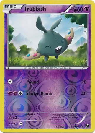 Trubbish Reverse Holo 64 Normal