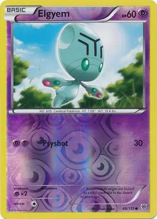Elgyem Reverse Holo 68 Normal