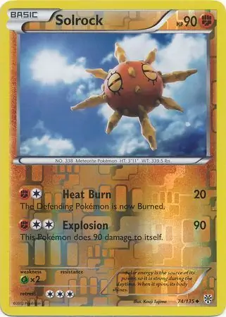 Solrock Reverse Holo 74