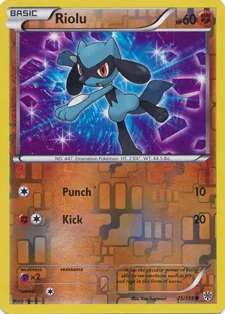 Riolu Reverse Holo 75 Normal