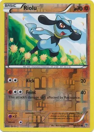 Riolu Reverse Holo 76 Normal