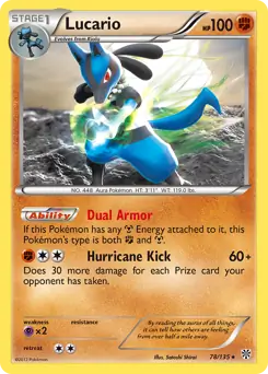 Lucario Holo 78 Normal
