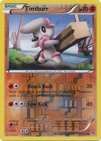 Timburr Reverse Holo 79 Normal