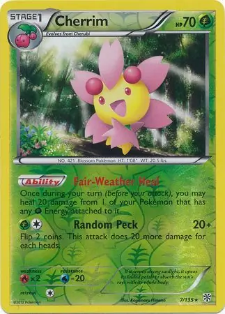 Cherrim Reverse Holo 7 Normal