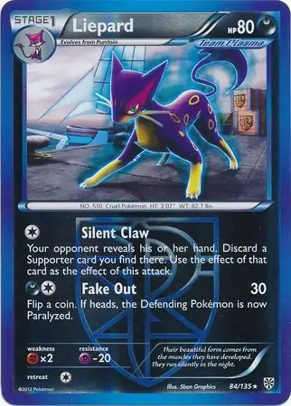 Liepard Reverse Holo 84 Normal