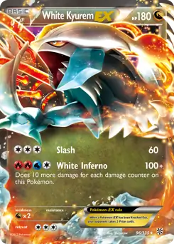 White Kyurem EX 96 Normal
