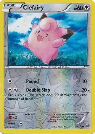 Clefairy Reverse Holo 97 Normal