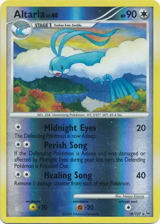 Altaria Reverse Holo 18 Normal