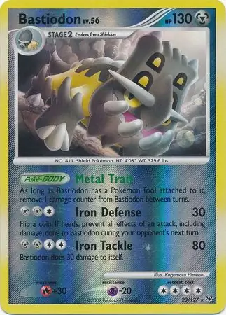 Bastiodon Reverse Holo 20 Normal