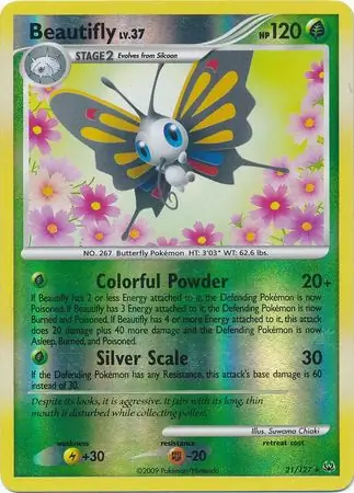 Beautifly Reverse Holo 21 Normal