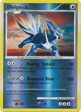 Dialga Lv. 73 Reverse Holo 23 Normal