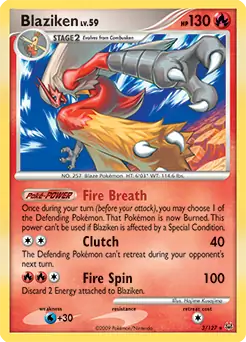 Blaziken Holo 3 Normal