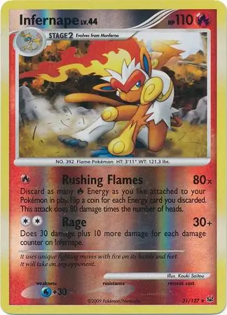 Infernape Reverse Holo 31 Normal