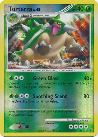 Torterra Reverse Holo 39 Normal