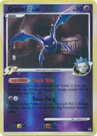 Crobat G Reverse Holo 47 Normal