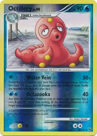 Octillery Reverse Holo 58 Normal