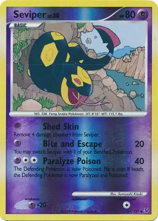 Seviper Reverse Holo 61 Normal