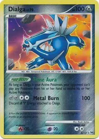 Dialga Lv. 70 Reverse Holo 6