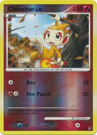 Chimchar Reverse Holo 70 Normal
