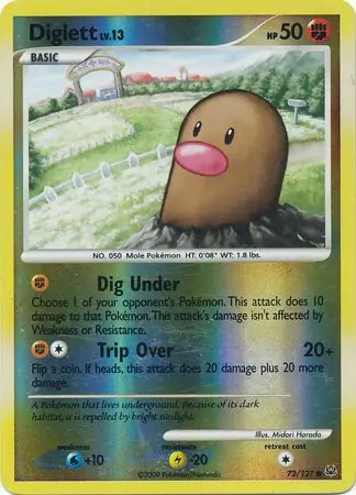 Diglett Reverse Holo 72