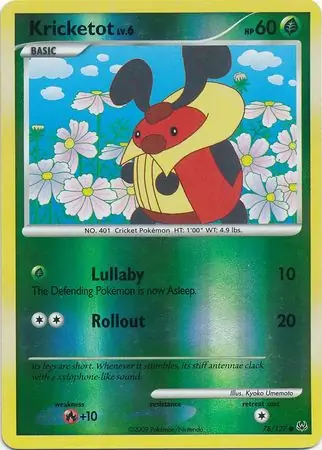 Kricketot Reverse Holo 78 Normal