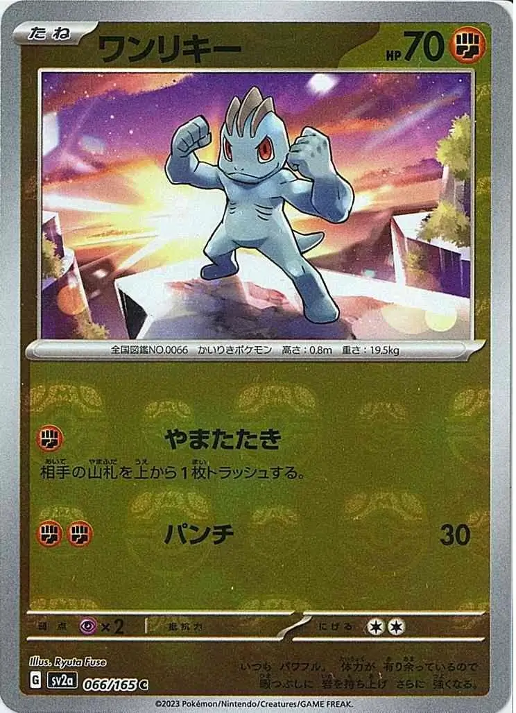 Machop Master Ball Holo 066 Normal