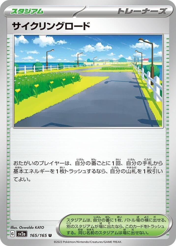 Cycling Road Poke Ball Pattern 165