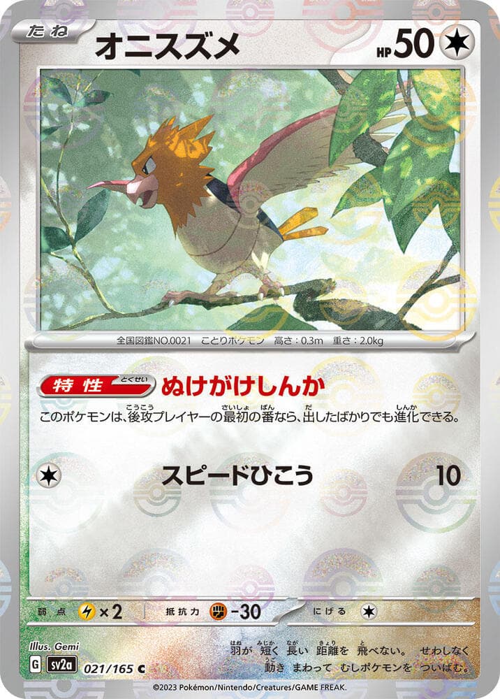 Spearow Poke Ball Pattern 21