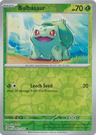 Bulbasaur Reverse Holo 001