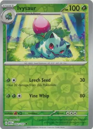 Ivysaur Reverse Holo 002 Normal