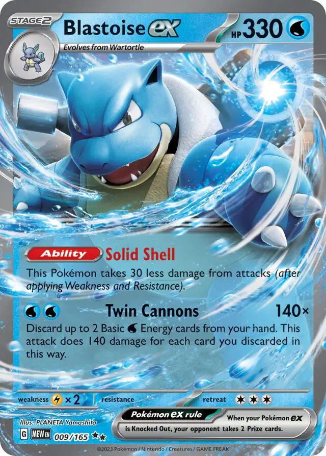 Blastoise ex 009