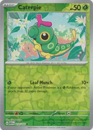 Caterpie Reverse Holo 010