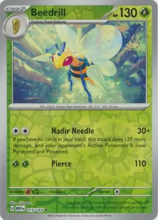 Beedrill Reverse Holo 015 Normal