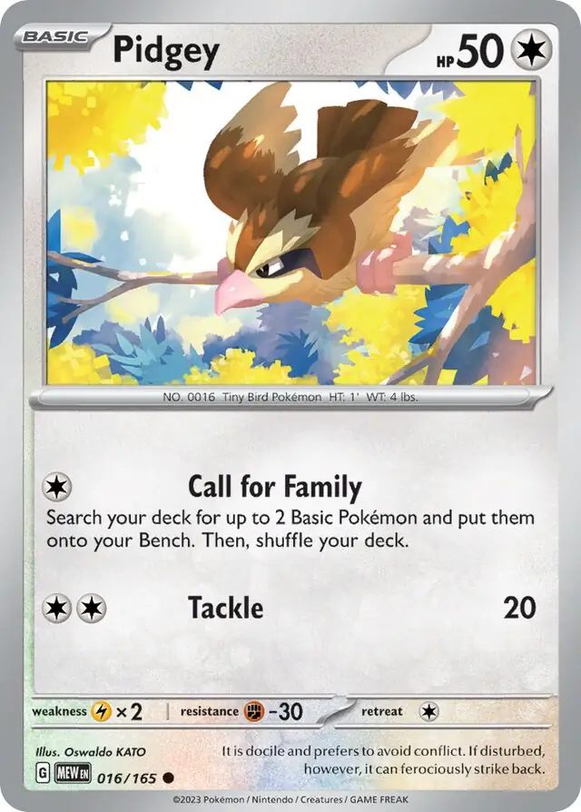 Pidgey 016