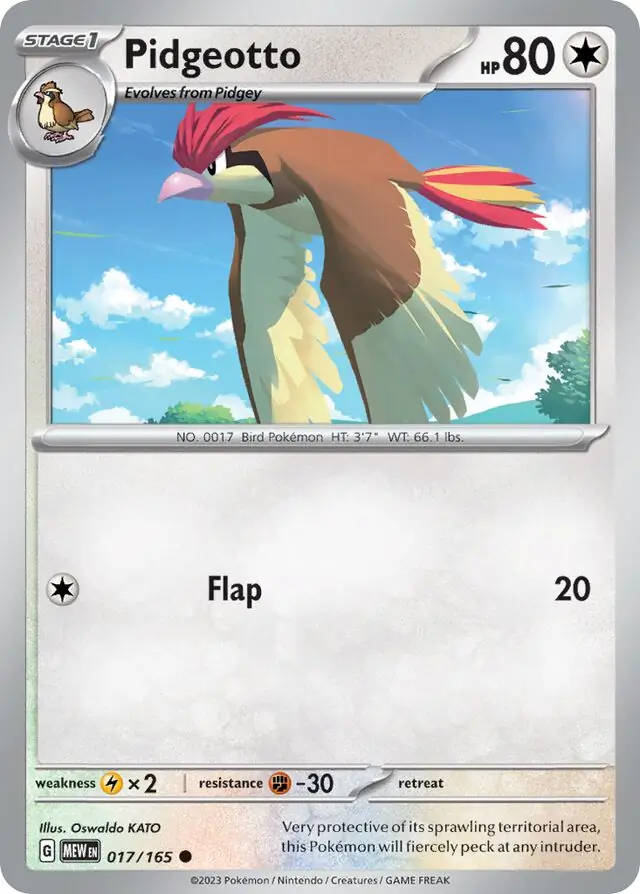 Pidgeotto 017 Normal