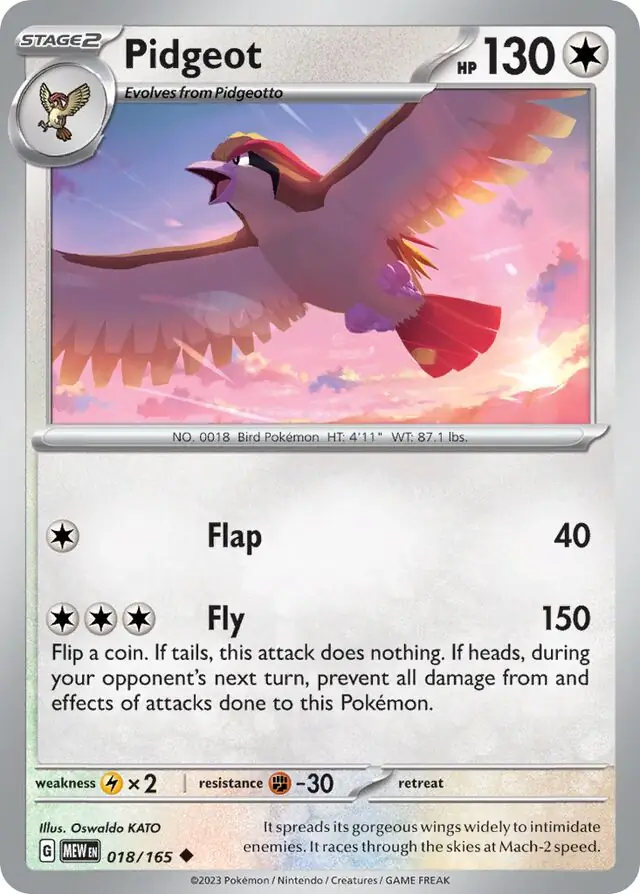 Pidgeot 018 Normal