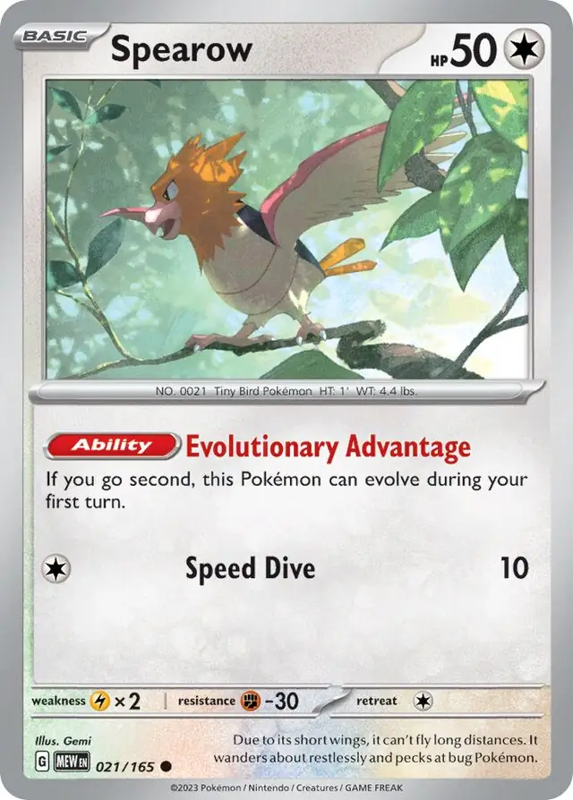 Spearow 021 Normal